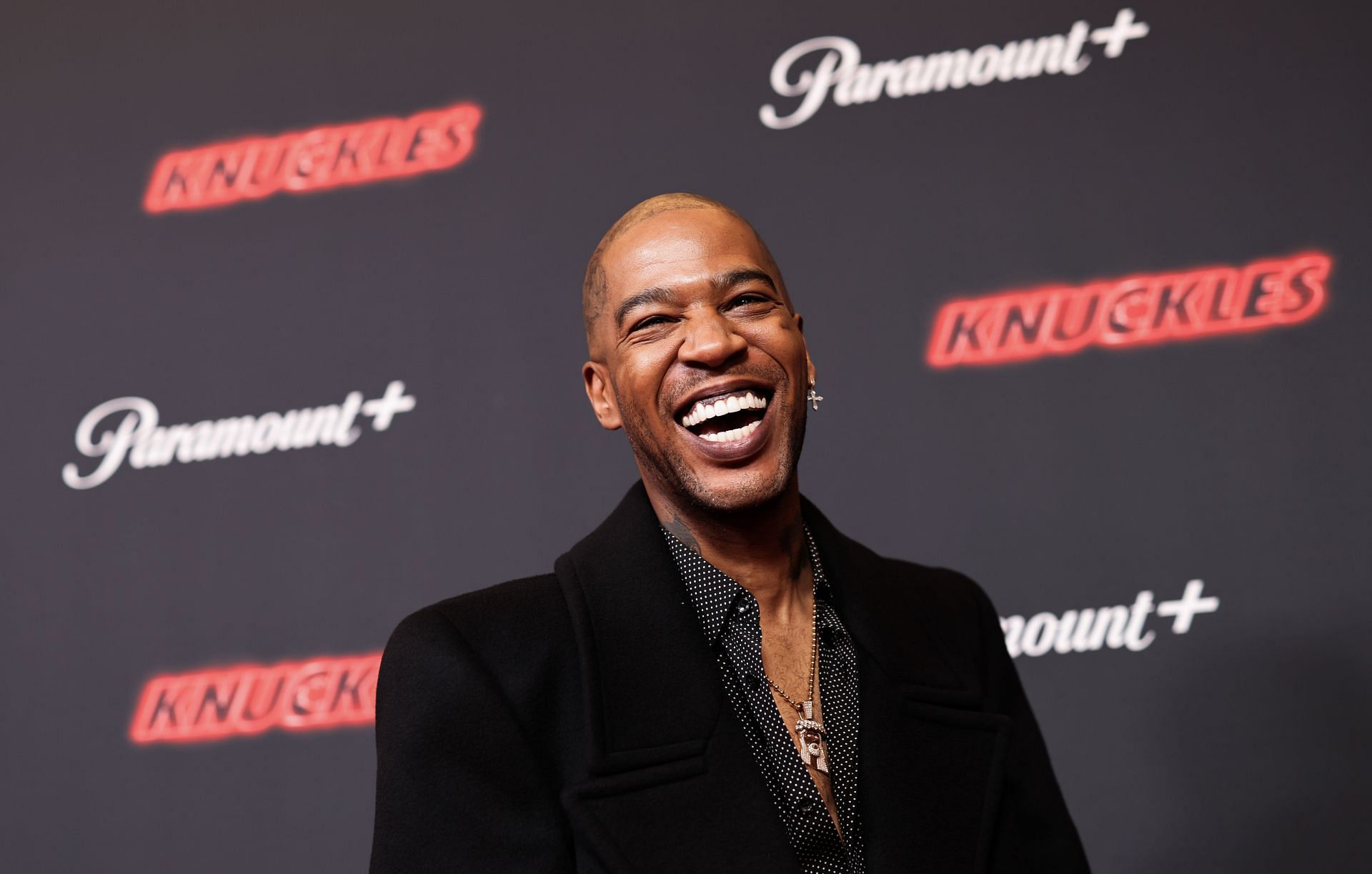 Kid Cudi attends the global premiere of Paramount+ series "Knuckles" (Image via Getty)